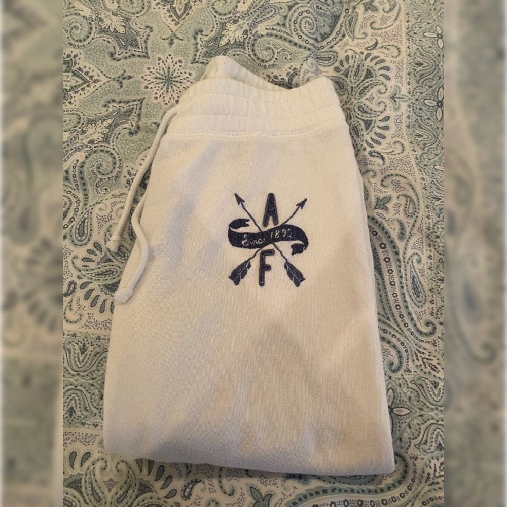 A&F White Sweatpants Size XS